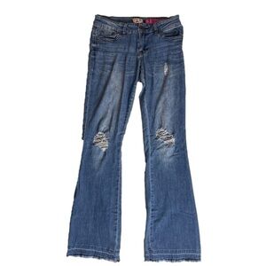 ⭐️ Indigo Rein Flare ripped jeans- size 9